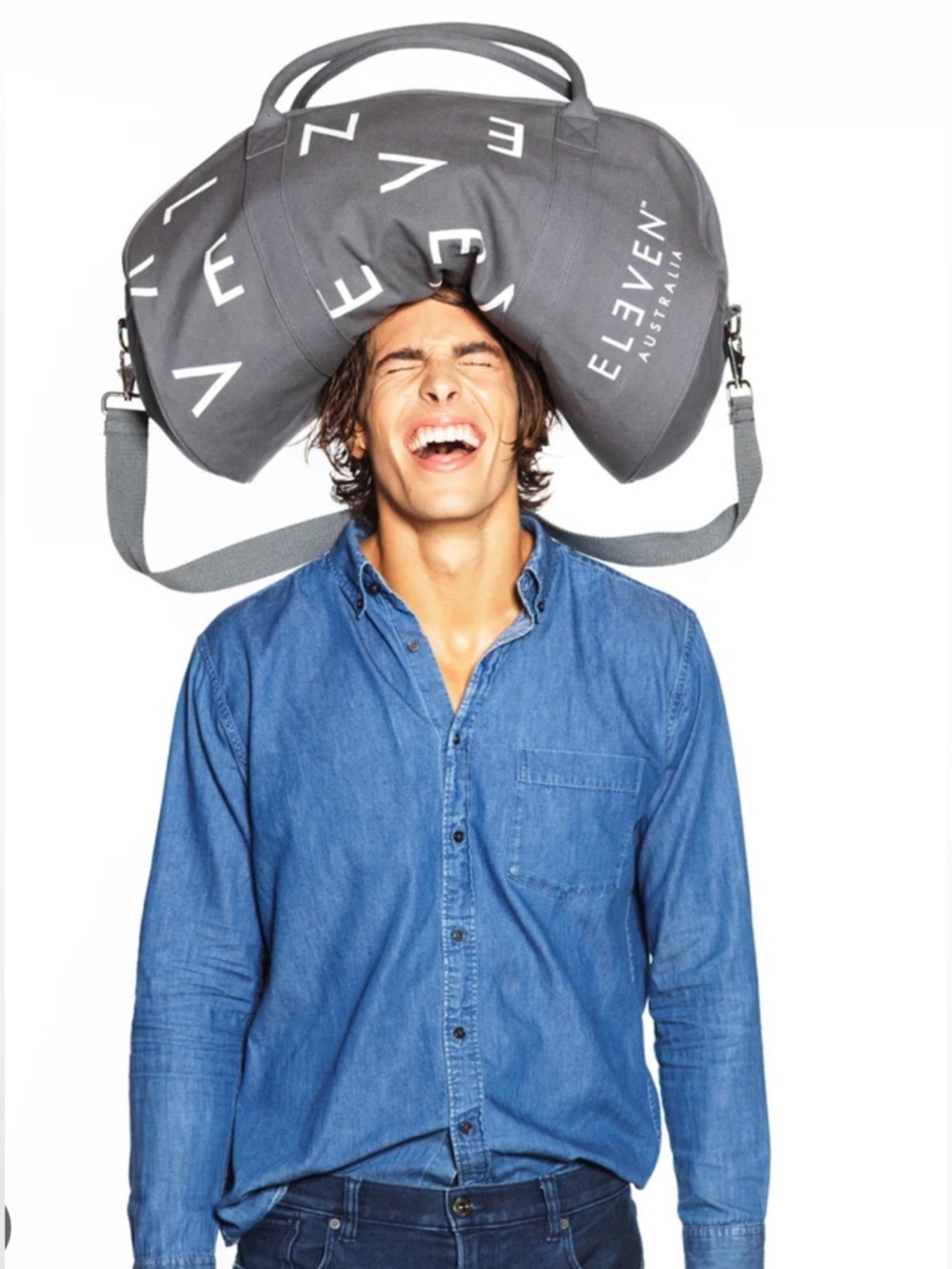 Eleven australia Men's Black Duffel Bag
